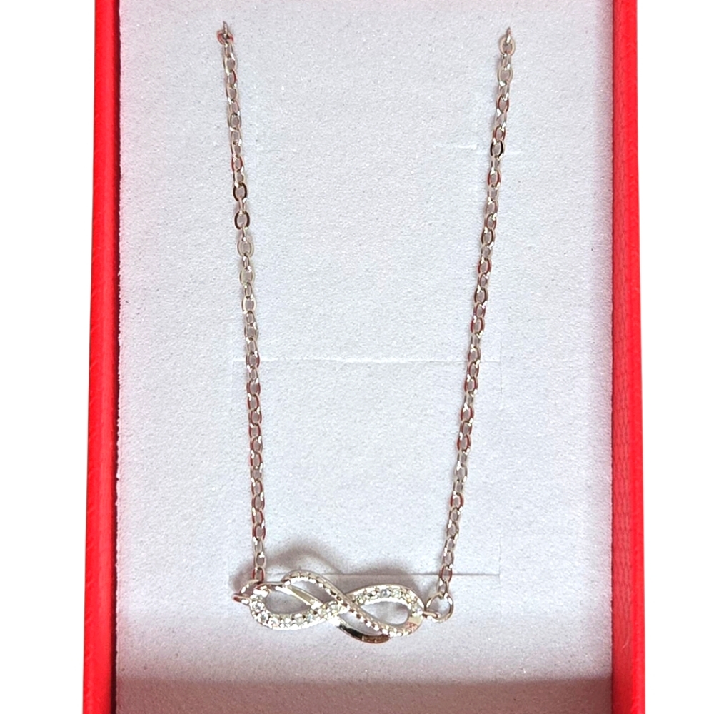 💋 5 for $25 Dainty Double Infinity Sign Necklace
